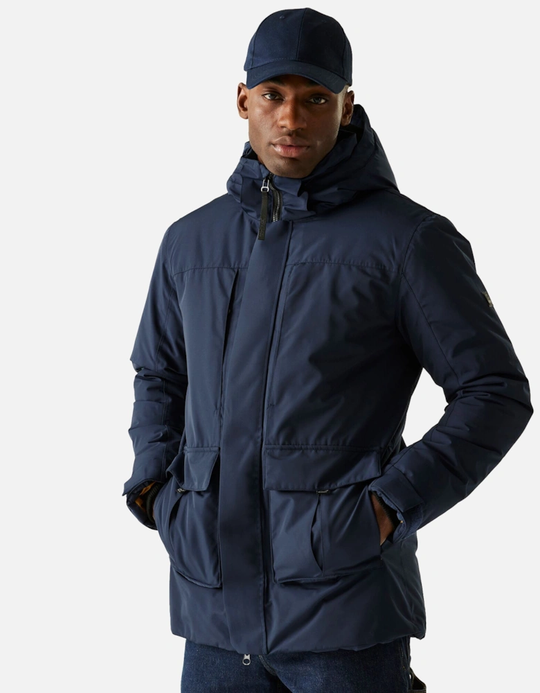 Mens Marron Insulated Waterproof Jacket