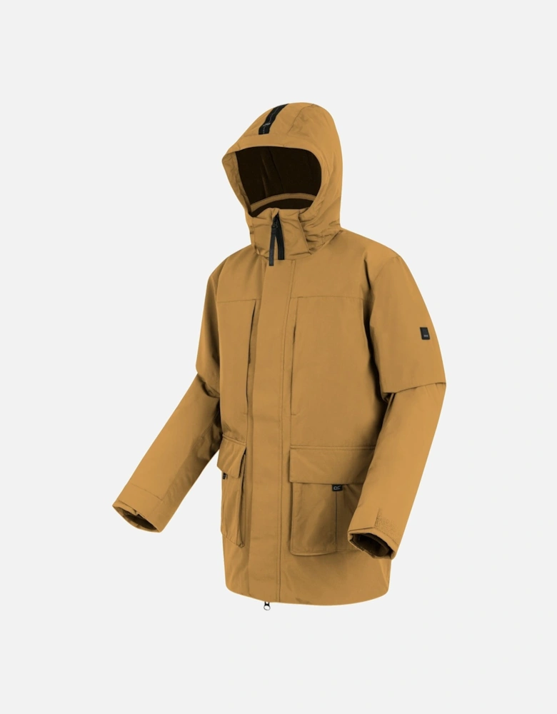Mens Marron Insulated Waterproof Jacket