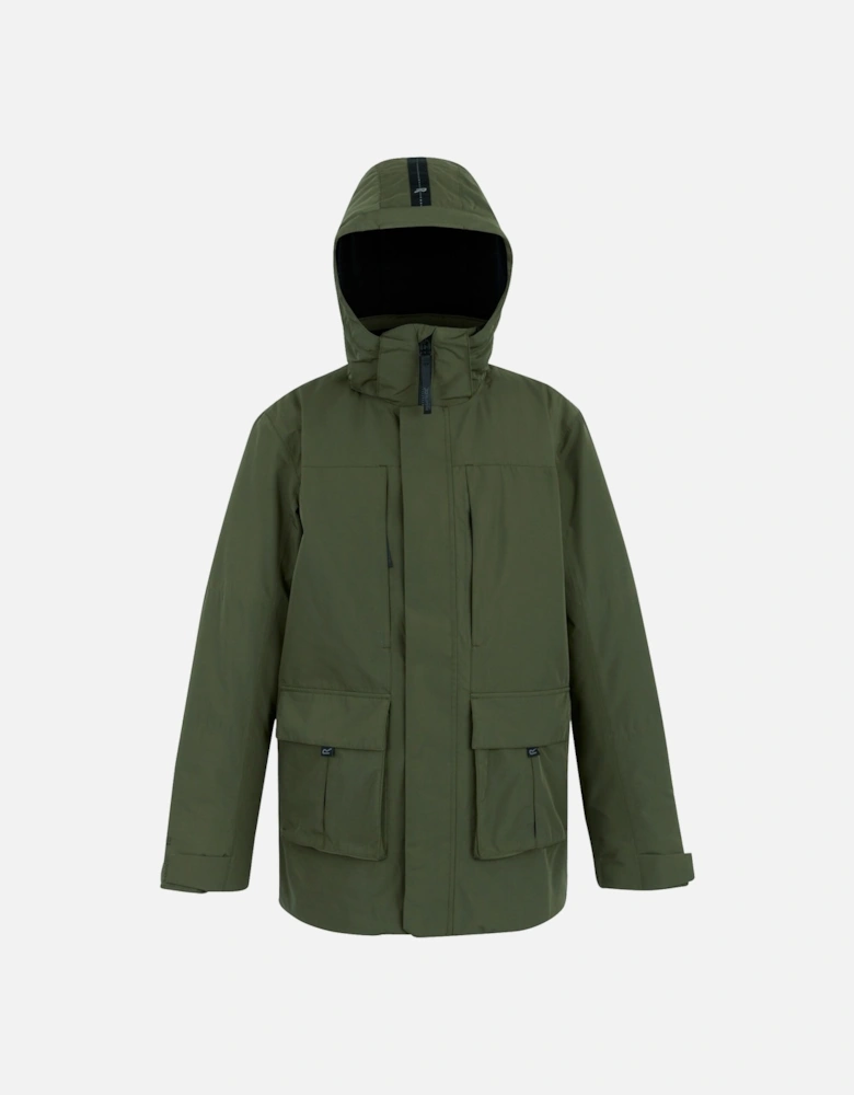 Mens Marron Insulated Waterproof Jacket
