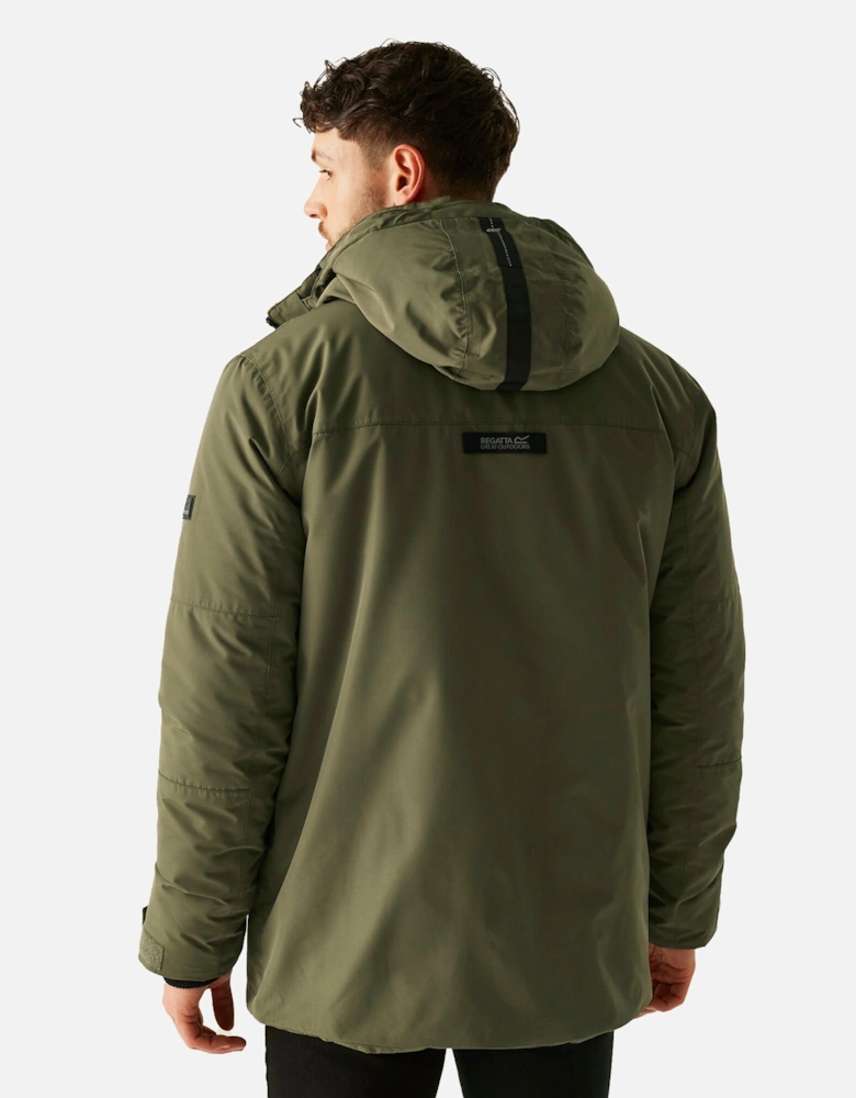 Mens Marron Insulated Waterproof Jacket