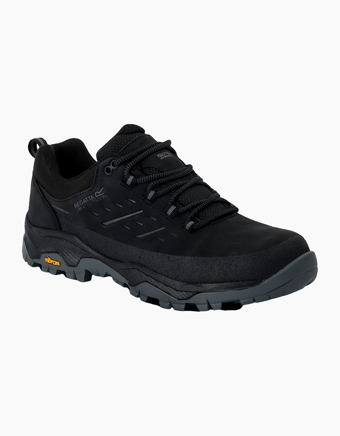 Regatta Men's Black Blake Low Walking Shoes - Size: 9.5 Uk