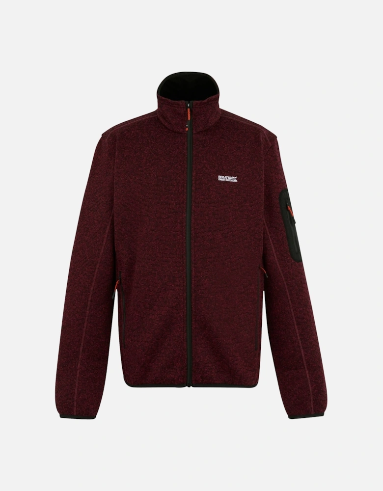 Mens Newhill Marl Full Zip Fleece Jacket