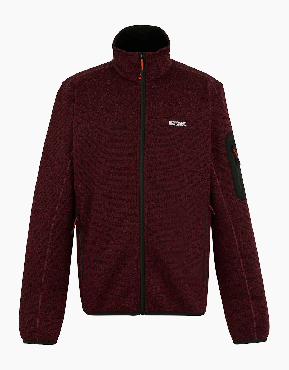 Regatta Men's Navy Newhill Marl Full Zip Fleece Jacket - Size Regular/36