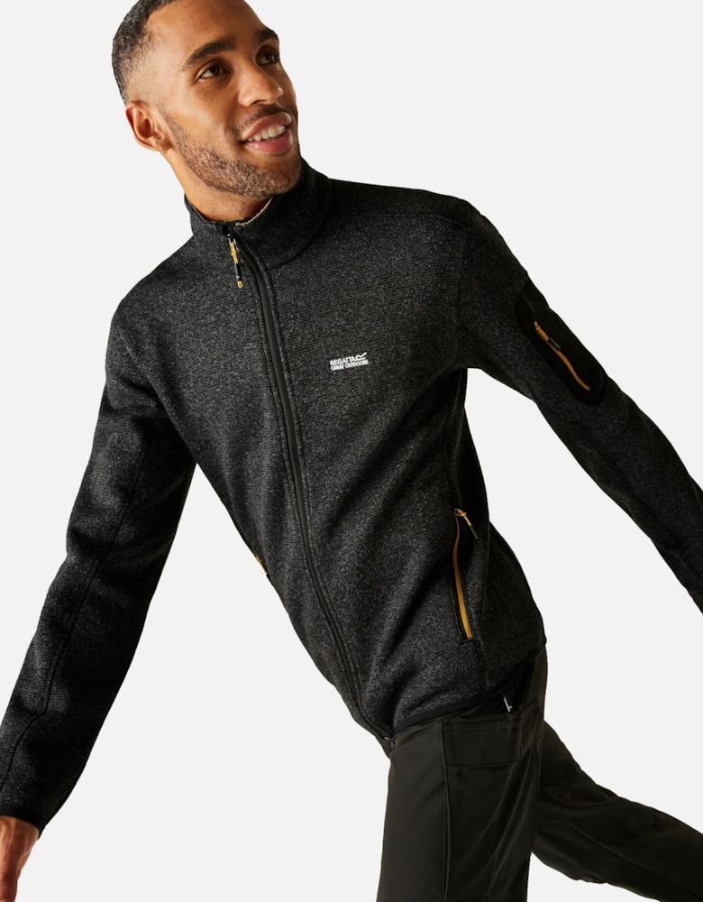 Mens Newhill Marl Full Zip Fleece Jacket