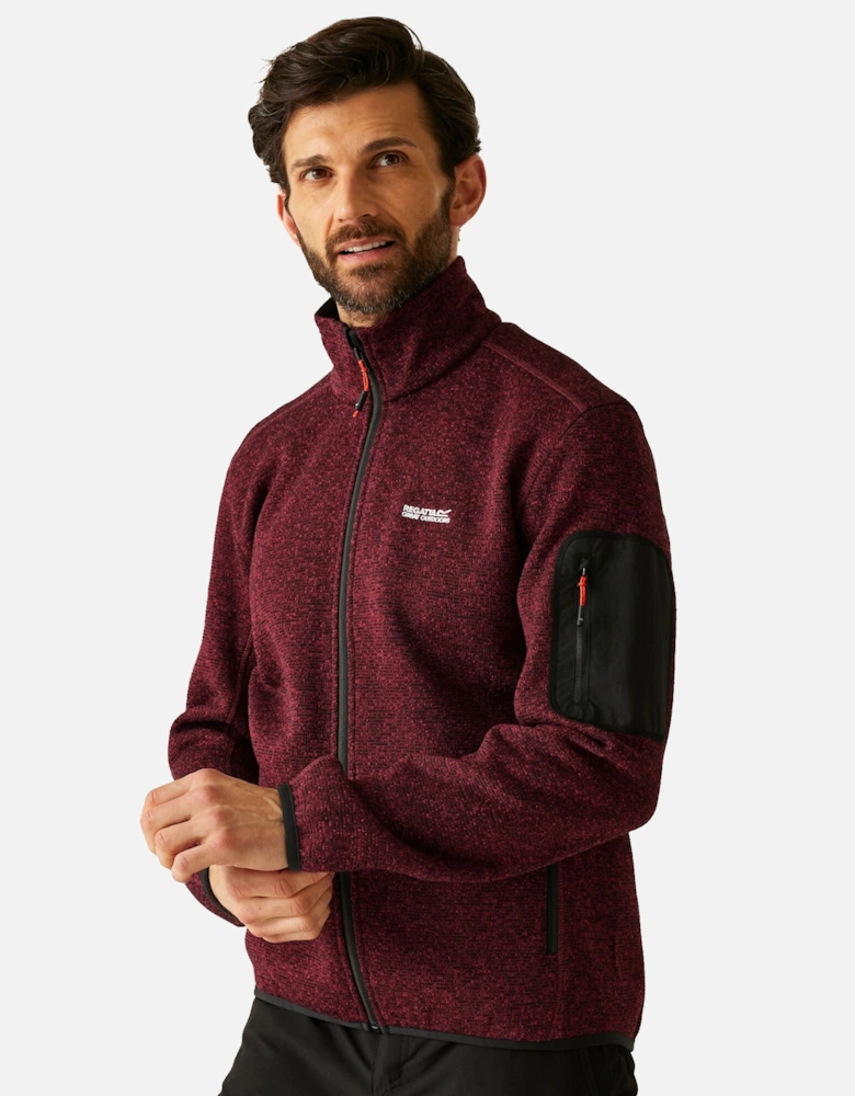 Mens Newhill Marl Full Zip Fleece Jacket