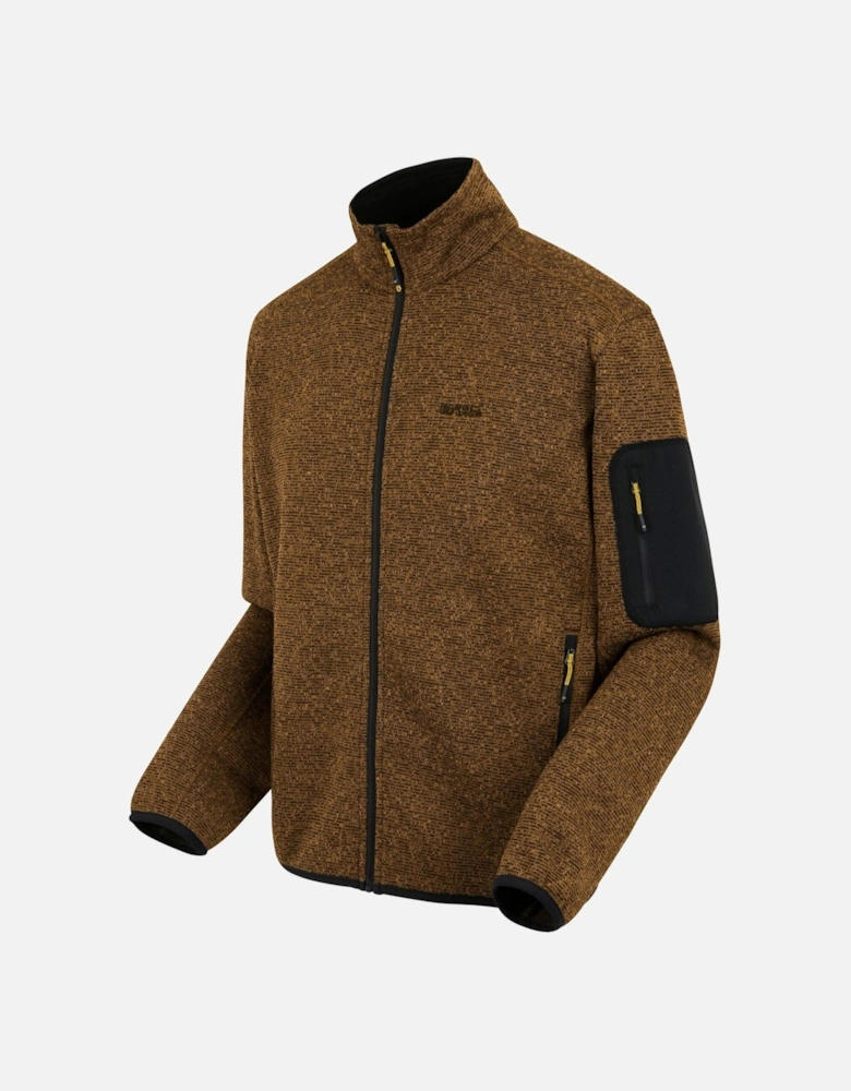 Mens Newhill Marl Full Zip Fleece Jacket