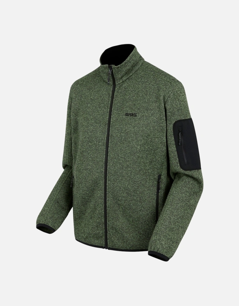 Mens Newhill Marl Full Zip Fleece Jacket