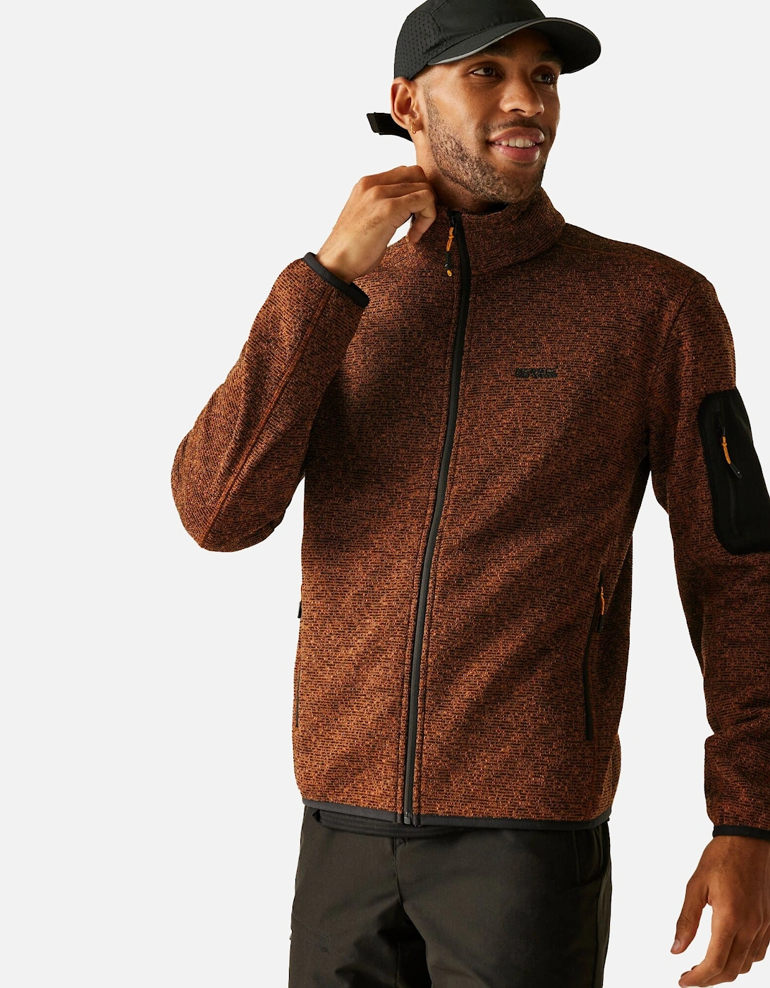 Mens Newhill Marl Full Zip Fleece Jacket