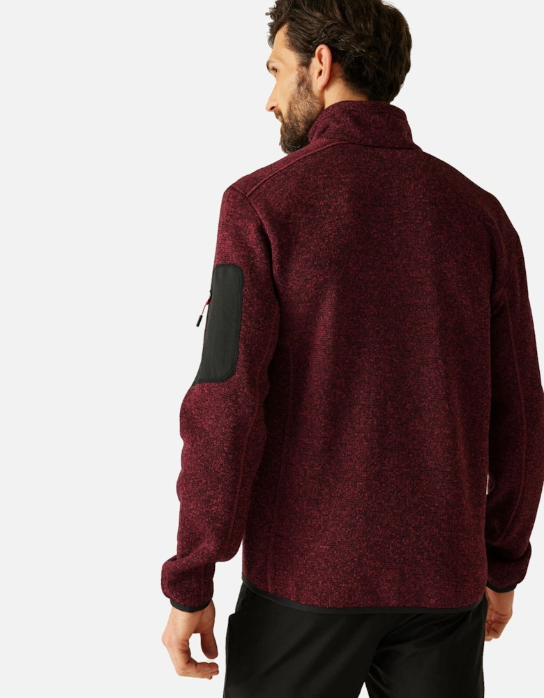 Mens Newhill Marl Full Zip Fleece Jacket