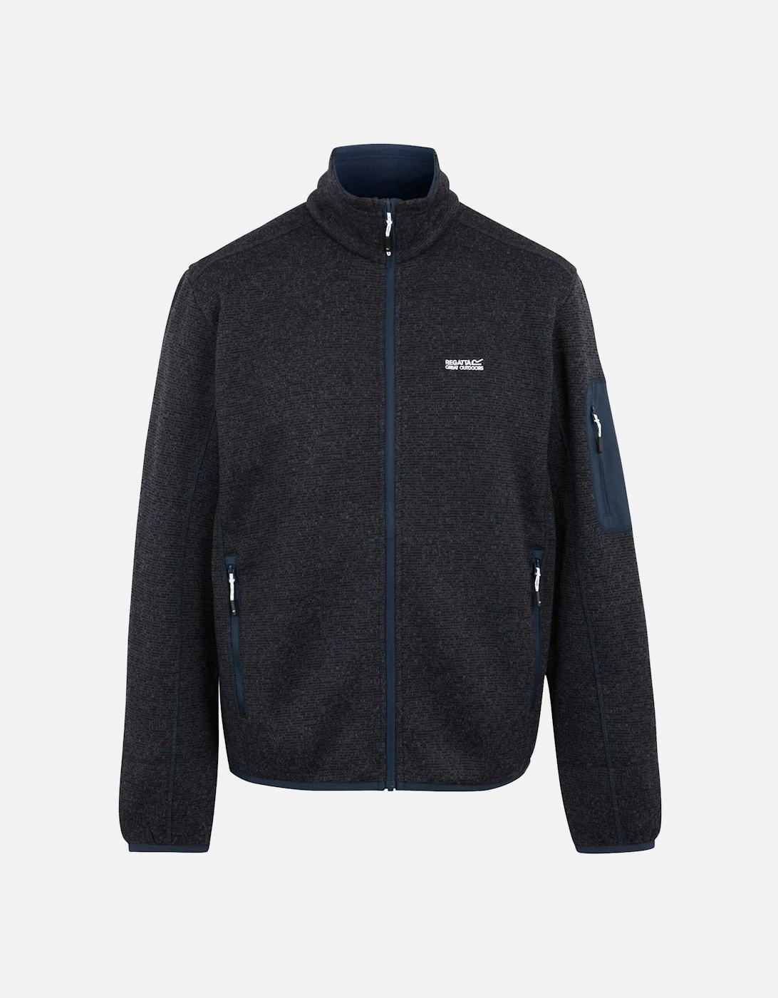 Mens Newhill Marl Full Zip Fleece Jacket, 6 of 5