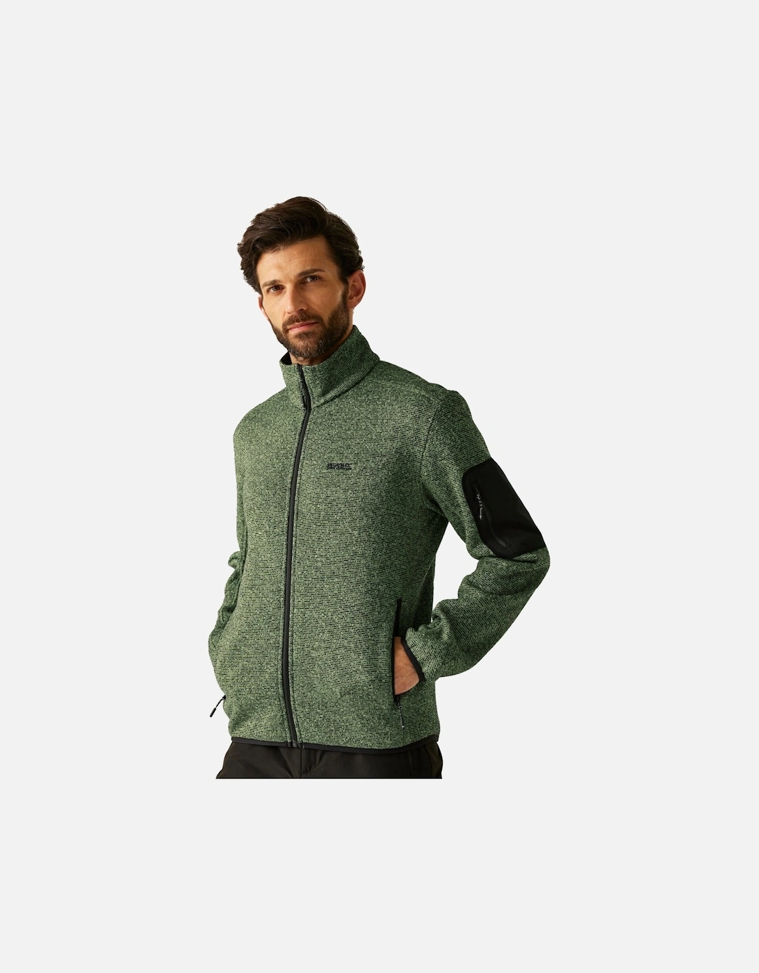 Mens Newhill Marl Full Zip Fleece Jacket