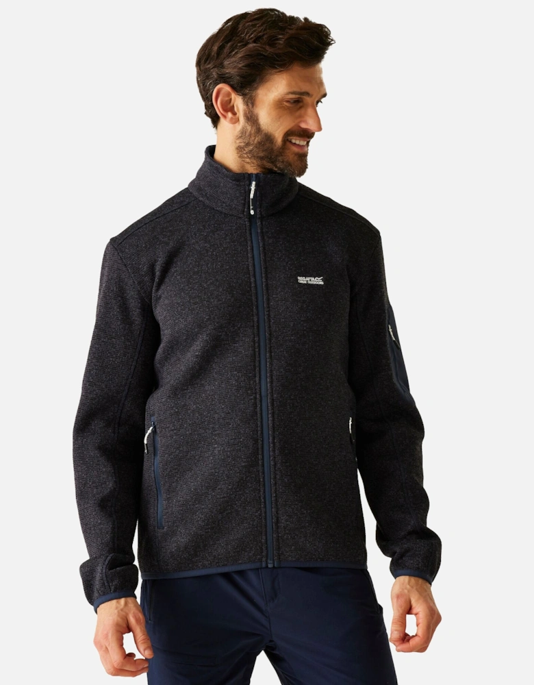 Mens Newhill Marl Full Zip Fleece Jacket