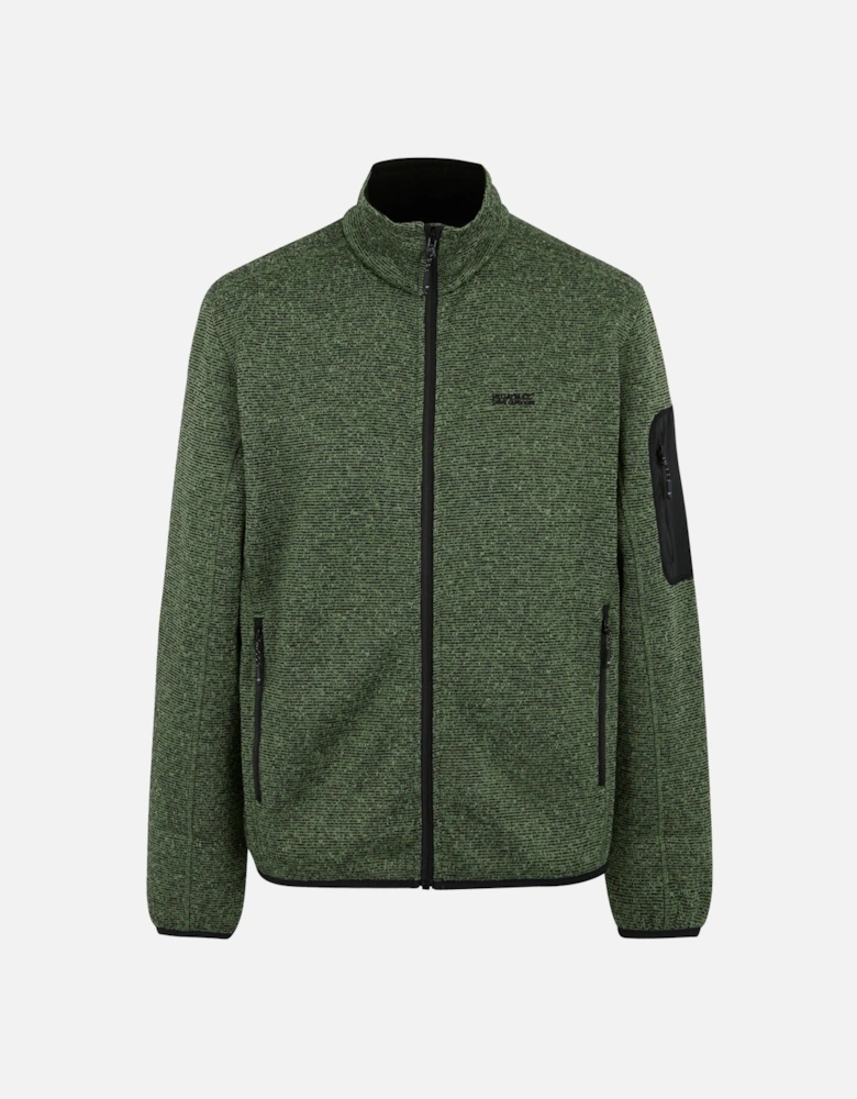 Mens Newhill Marl Full Zip Fleece Jacket