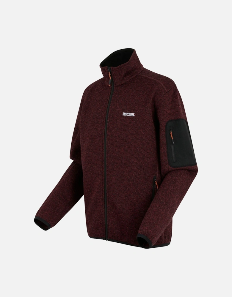Mens Newhill Marl Full Zip Fleece Jacket
