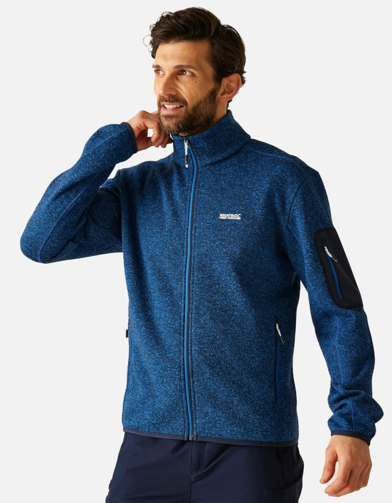 Mens Newhill Marl Full Zip Fleece Jacket