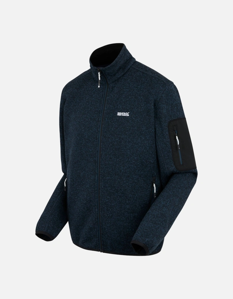 Mens Newhill Marl Full Zip Fleece Jacket