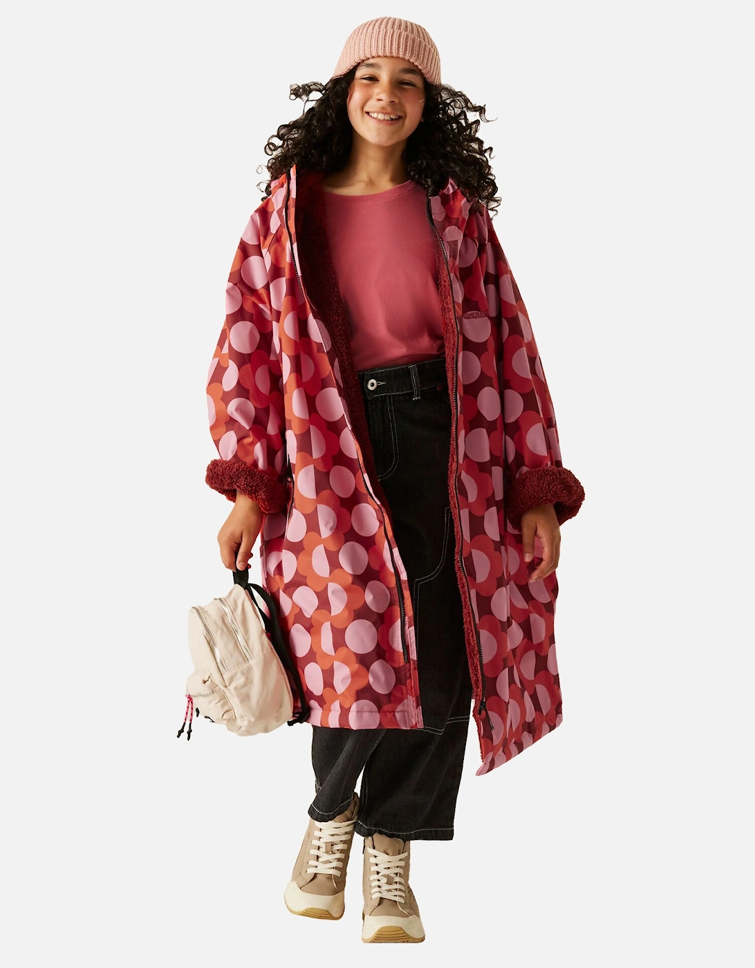Childrens/Kids Orla Kiely Spotted Changing Robe