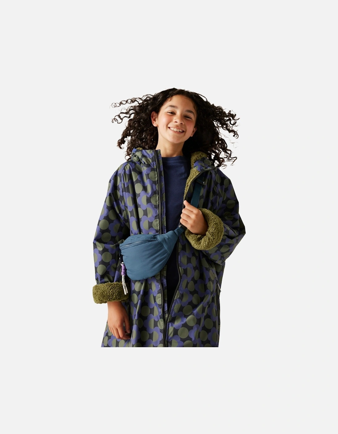 Childrens/Kids Orla Kiely Spotted Changing Robe