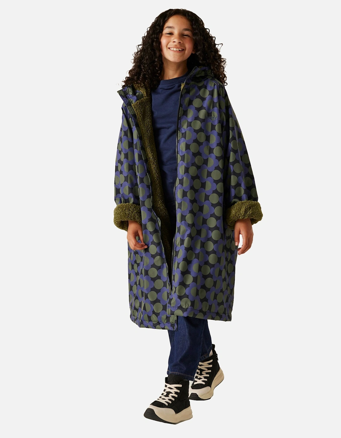 Childrens/Kids Orla Kiely Spotted Changing Robe