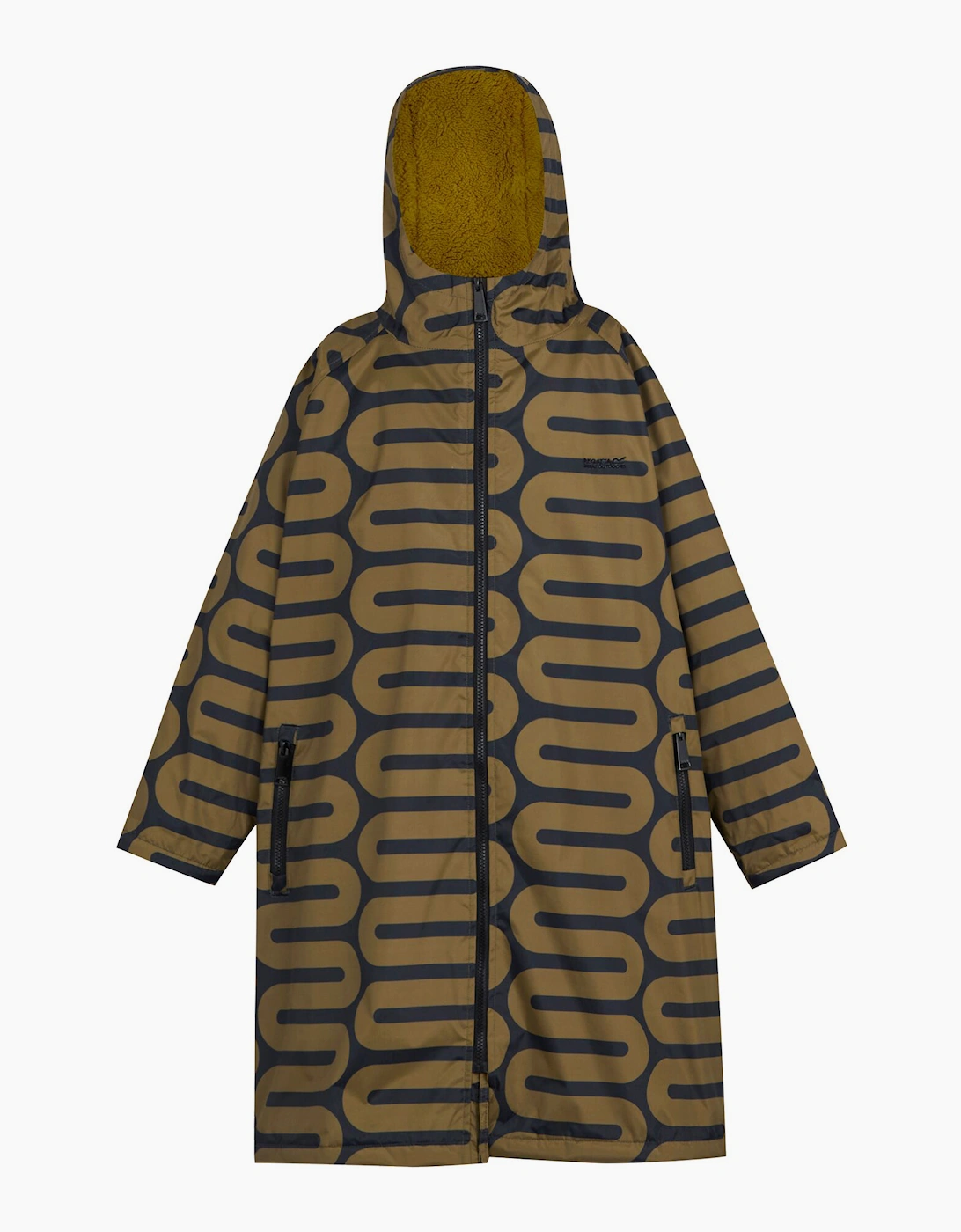 Regatta Girls Green 'S Childrens/ Orla Kiely Spotted Changing Robe - Size: 9 Years/10 Years/11 Years/12 Years/13 Years Kids