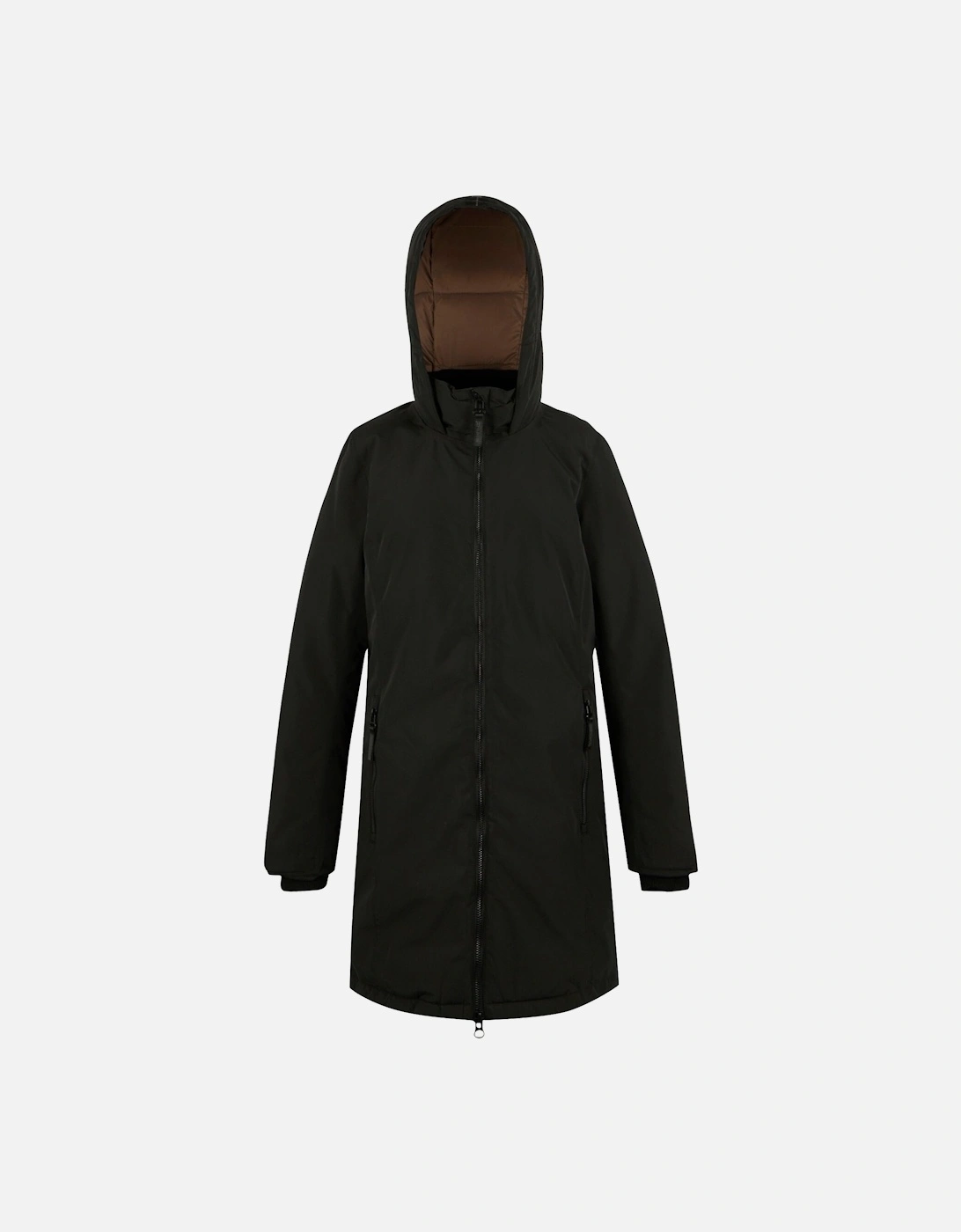 Womens/Ladies Marron Insulated Waterproof Jacket, 6 of 5
