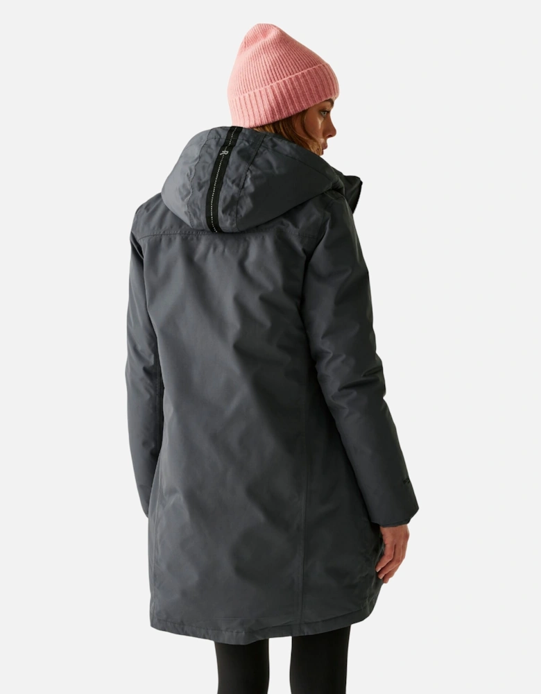 Womens/Ladies Marron Insulated Waterproof Jacket