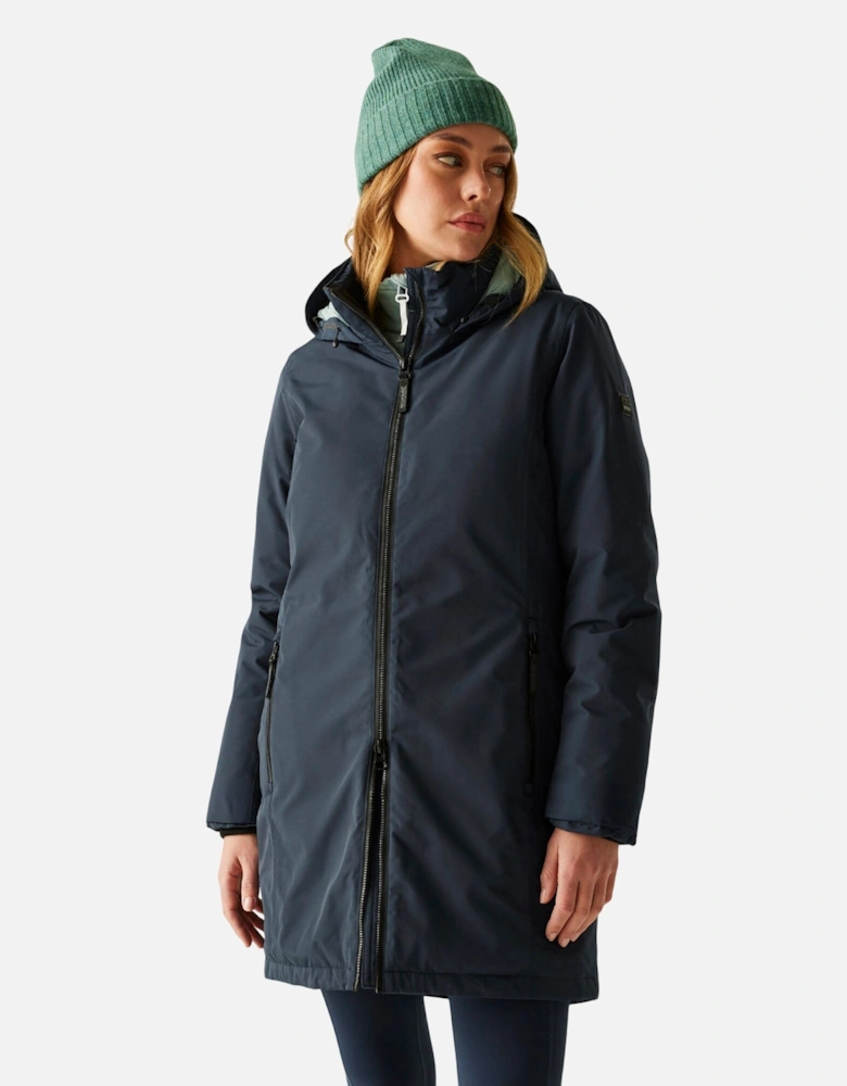 Womens/Ladies Marron Insulated Waterproof Jacket
