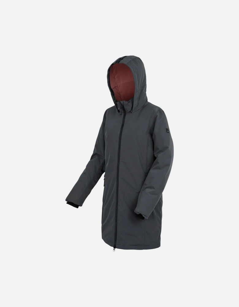 Womens/Ladies Marron Insulated Waterproof Jacket