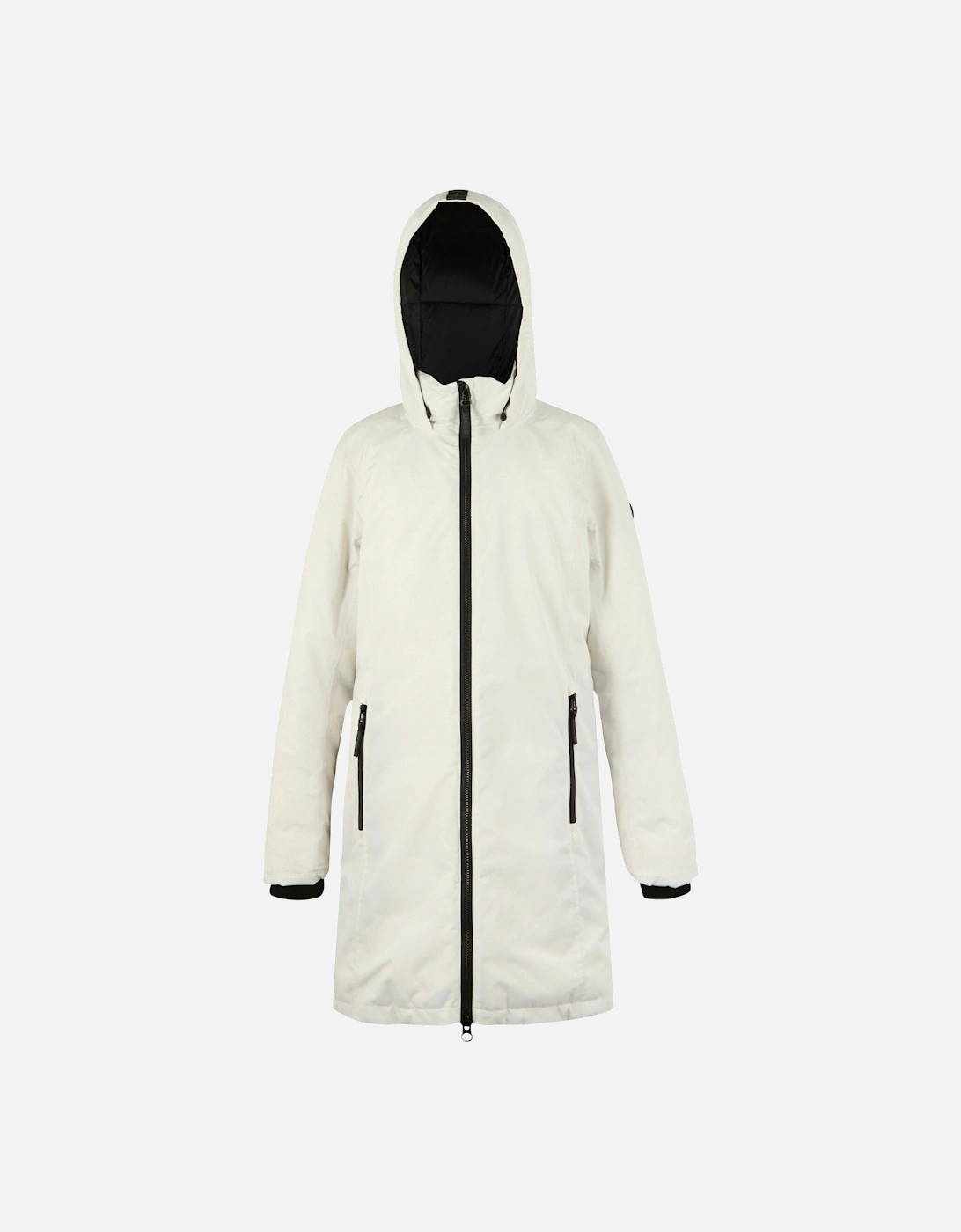 Regatta Women's White / Marron Insulated Waterproof Jacket  20 Size 20 Uk