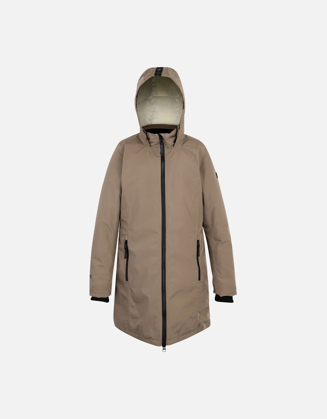 Womens/Ladies Marron Insulated Waterproof Jacket, 6 of 5
