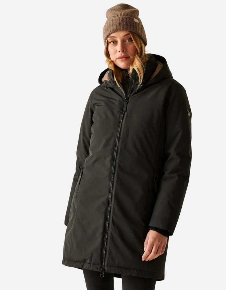 Womens/Ladies Marron Insulated Waterproof Jacket