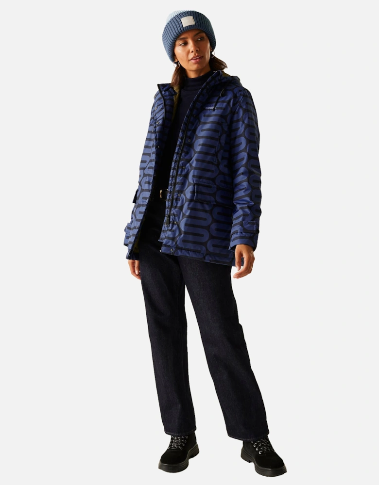 Womens/Ladies Orla Kiely Wiggle Mid Length Waterproof Jacket
