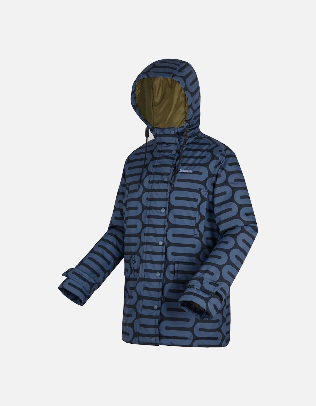 Womens/Ladies Orla Kiely Wiggle Mid Length Waterproof Jacket
