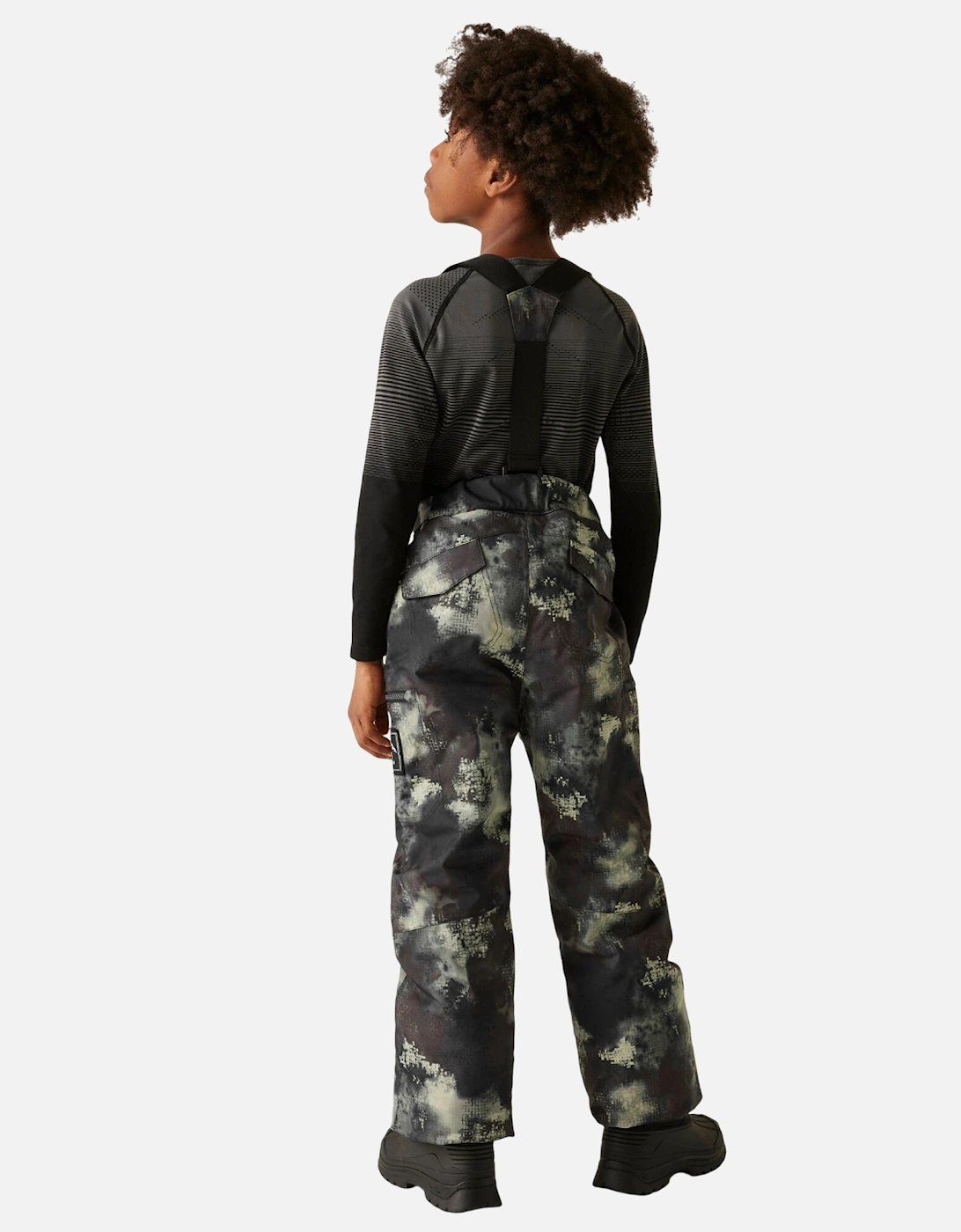 Childrens/Kids Pow II Waterproof Distressed Ski Trousers