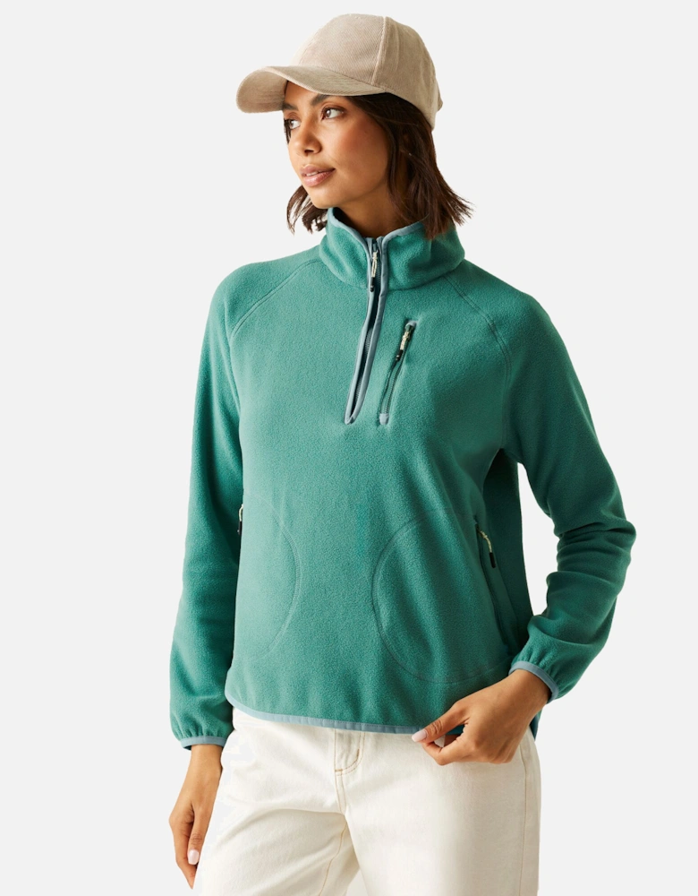 Womens/Ladies Frankie Quarter Zip Fleece Top