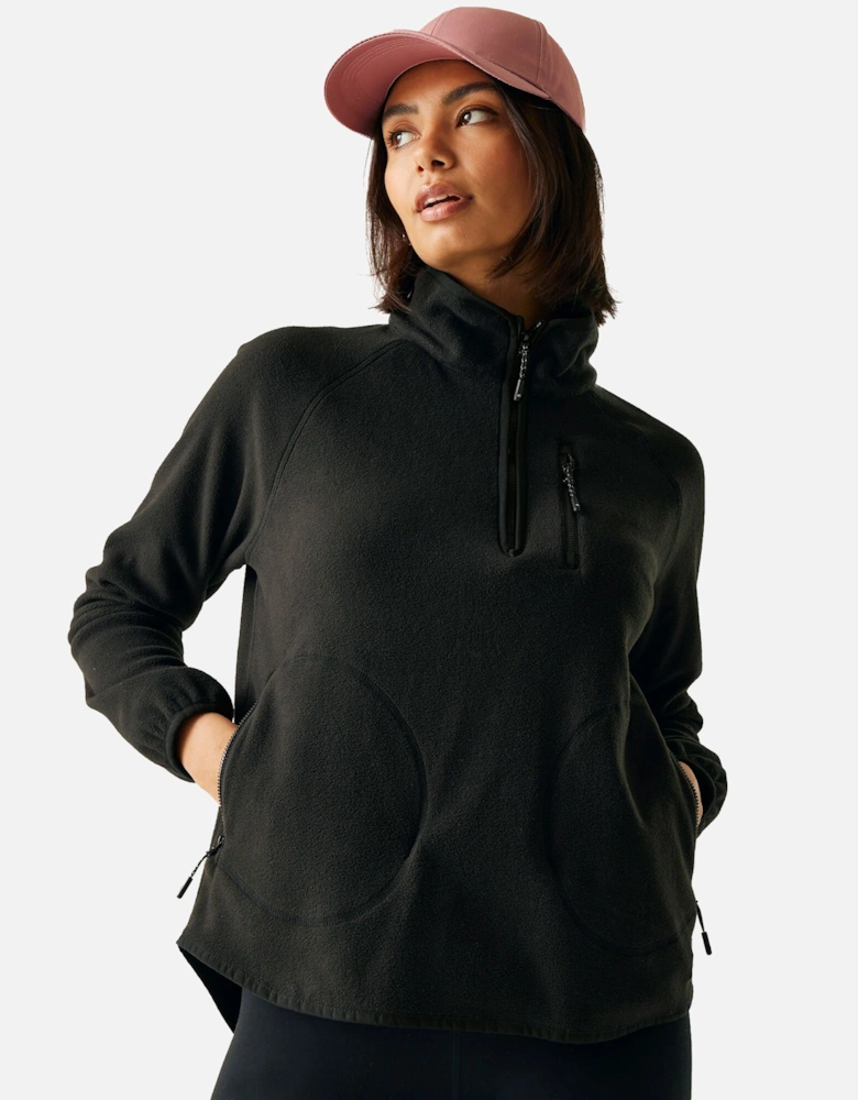 Womens/Ladies Frankie Quarter Zip Fleece Top