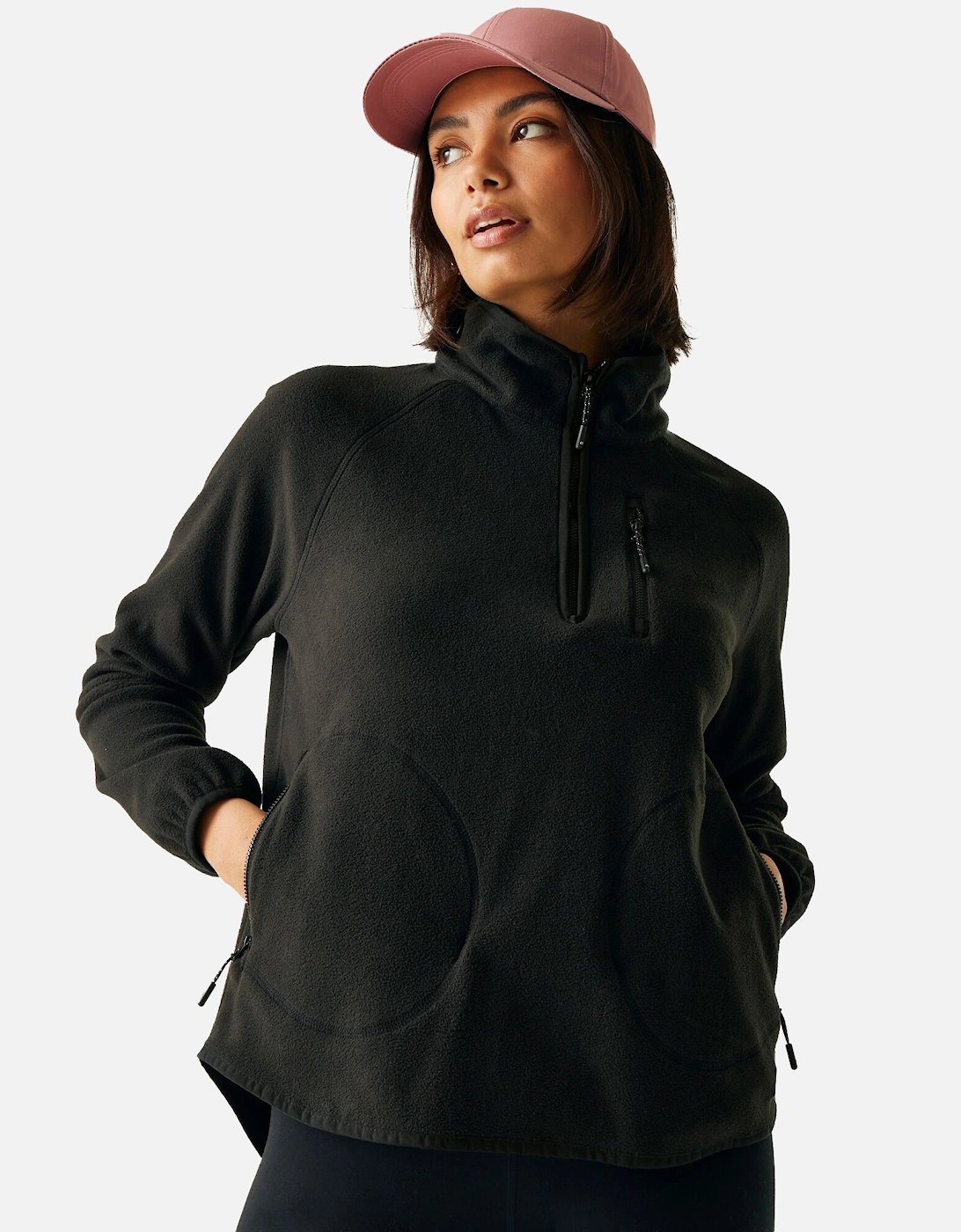 Womens/Ladies Frankie Quarter Zip Fleece Top