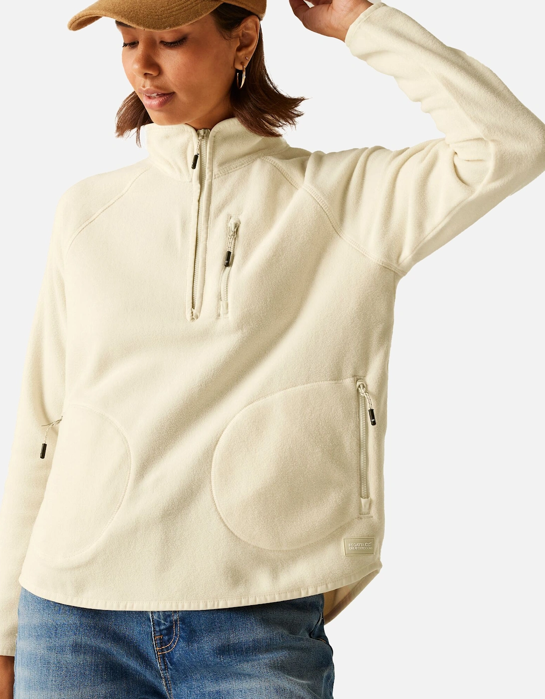 Womens/Ladies Frankie Quarter Zip Fleece Top