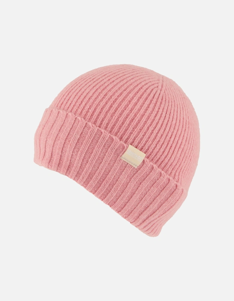 Womens/Ladies Basic Ribbed Beanie