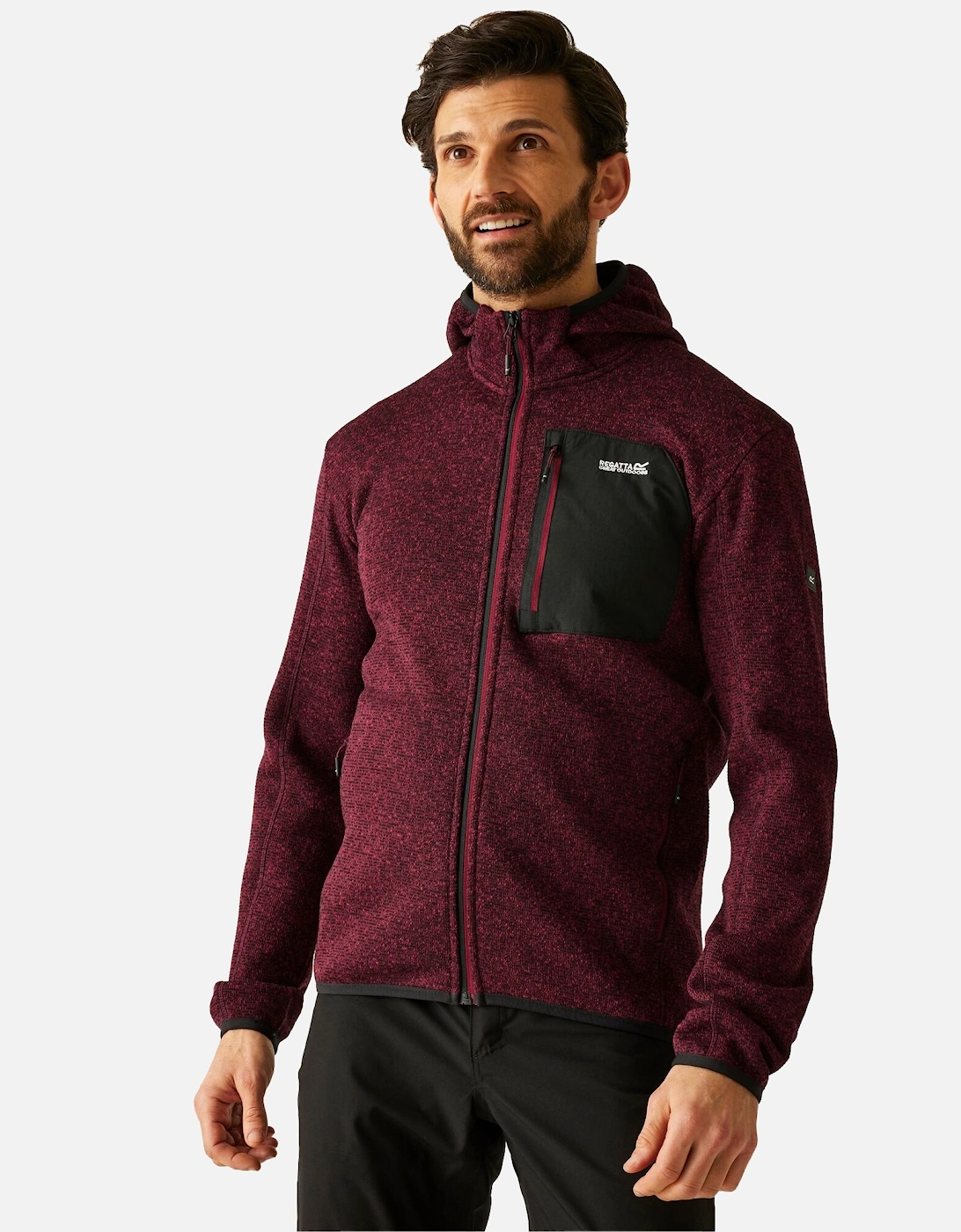 Mens Newhill Marl Full Zip Fleece Jacket