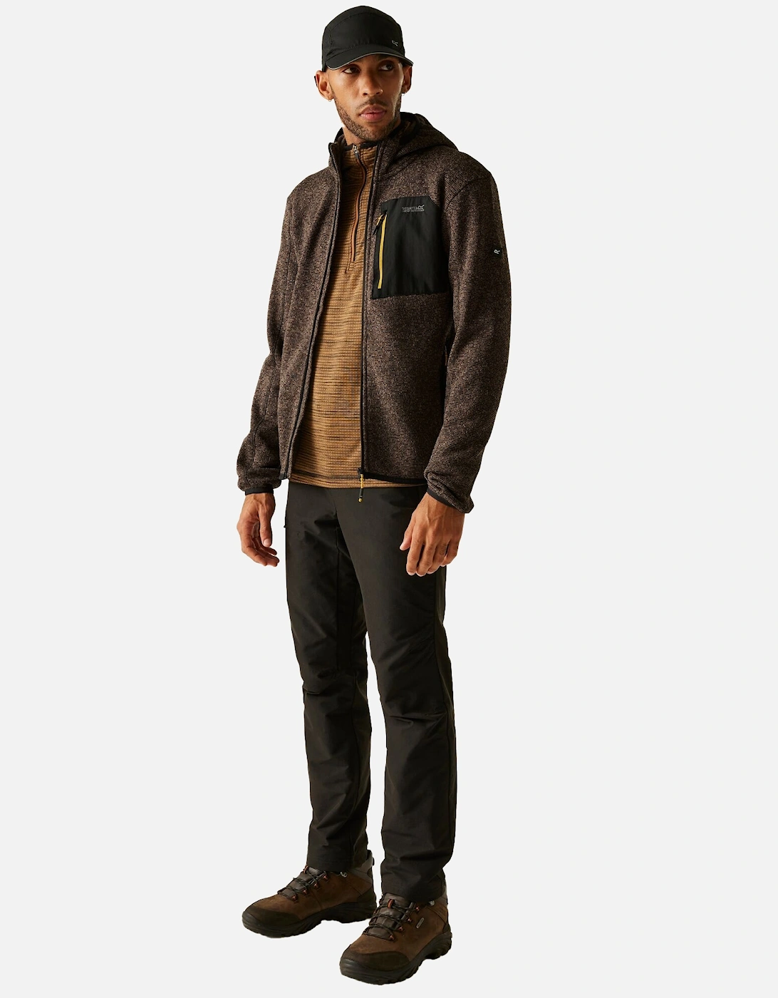Mens Newhill Marl Full Zip Fleece Jacket