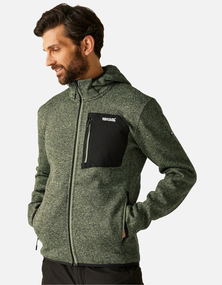 Mens Newhill Marl Full Zip Fleece Jacket