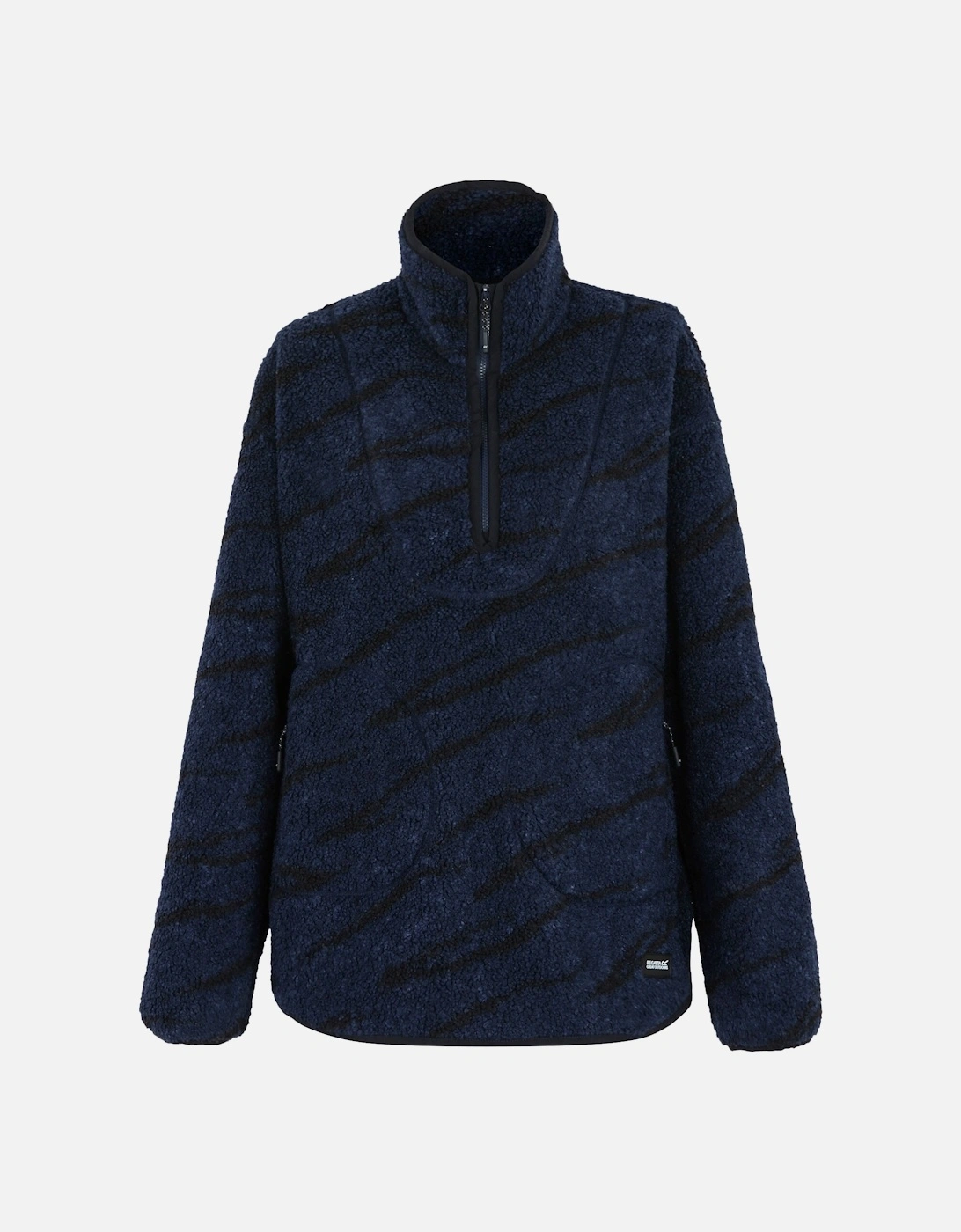 Womens/Ladies Frankie Abstract Borg Half Zip Fleece Jacket, 6 of 5