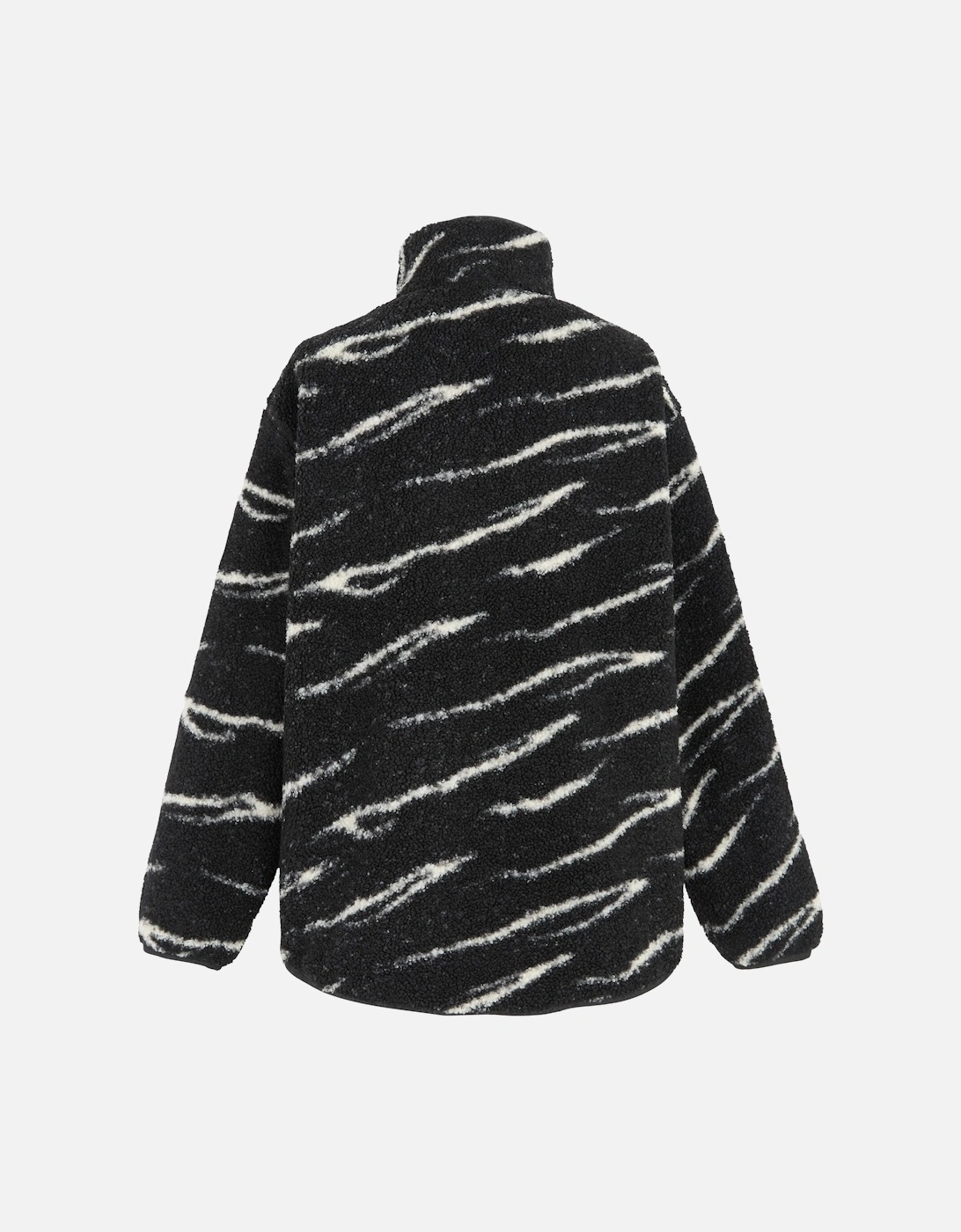 Womens/Ladies Frankie Abstract Borg Half Zip Fleece Jacket