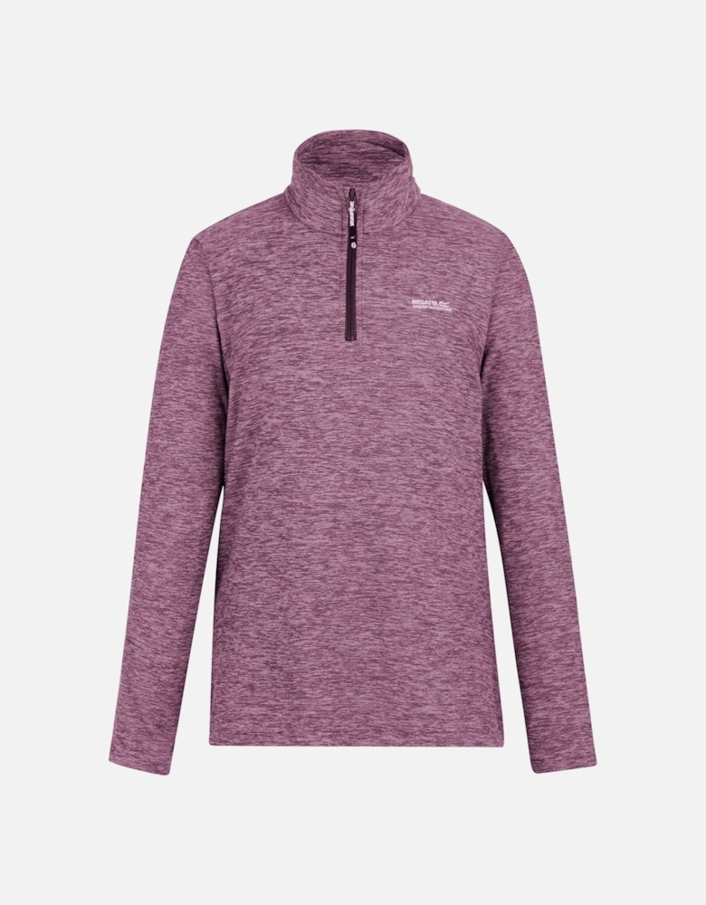 Womens/Ladies Sweetheart Quarter Zip Fleece Top