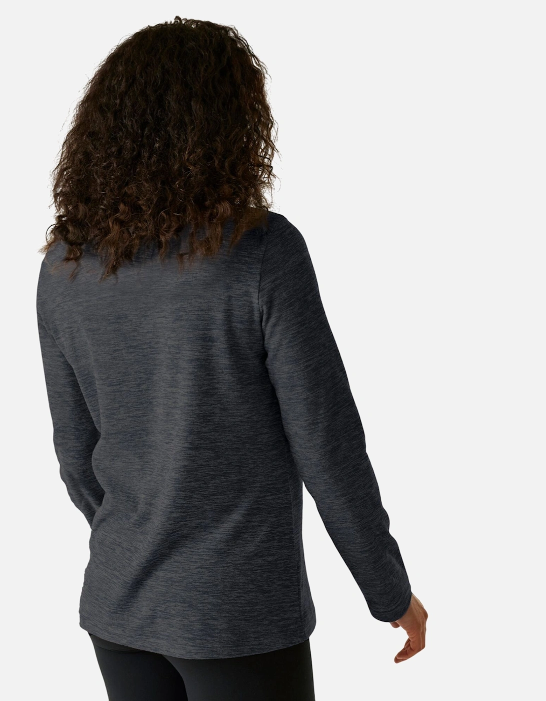 Womens/Ladies Sweetheart Quarter Zip Fleece Top