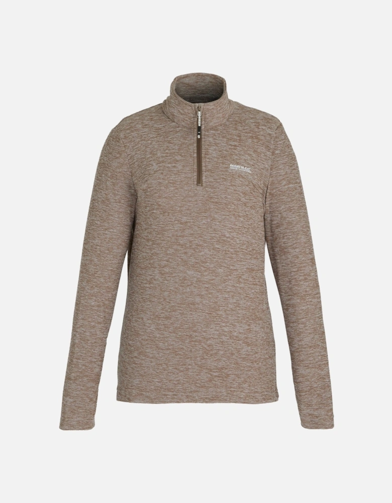 Womens/Ladies Sweetheart Quarter Zip Fleece Top