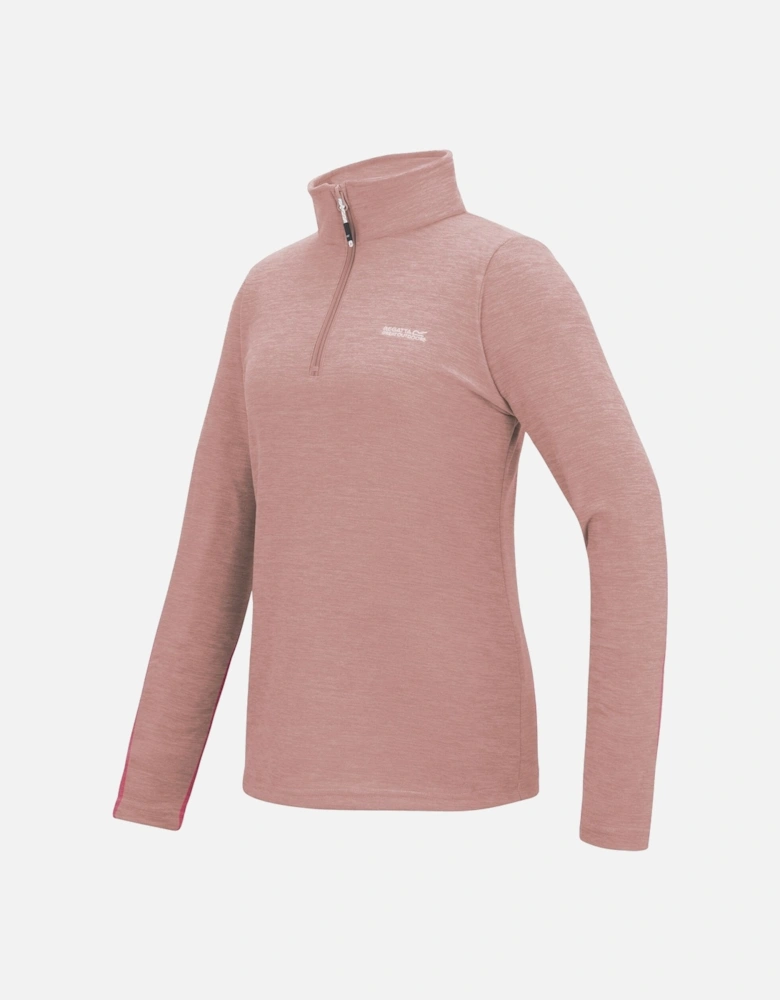 Womens/Ladies Sweetheart Quarter Zip Fleece Top