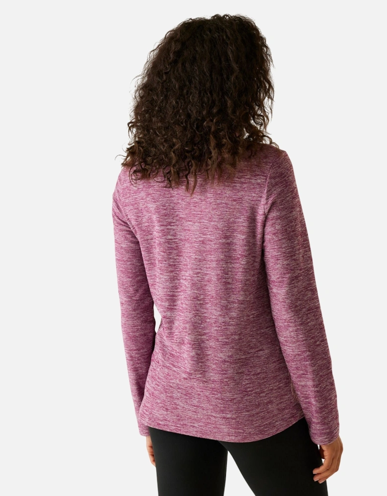 Womens/Ladies Sweetheart Quarter Zip Fleece Top