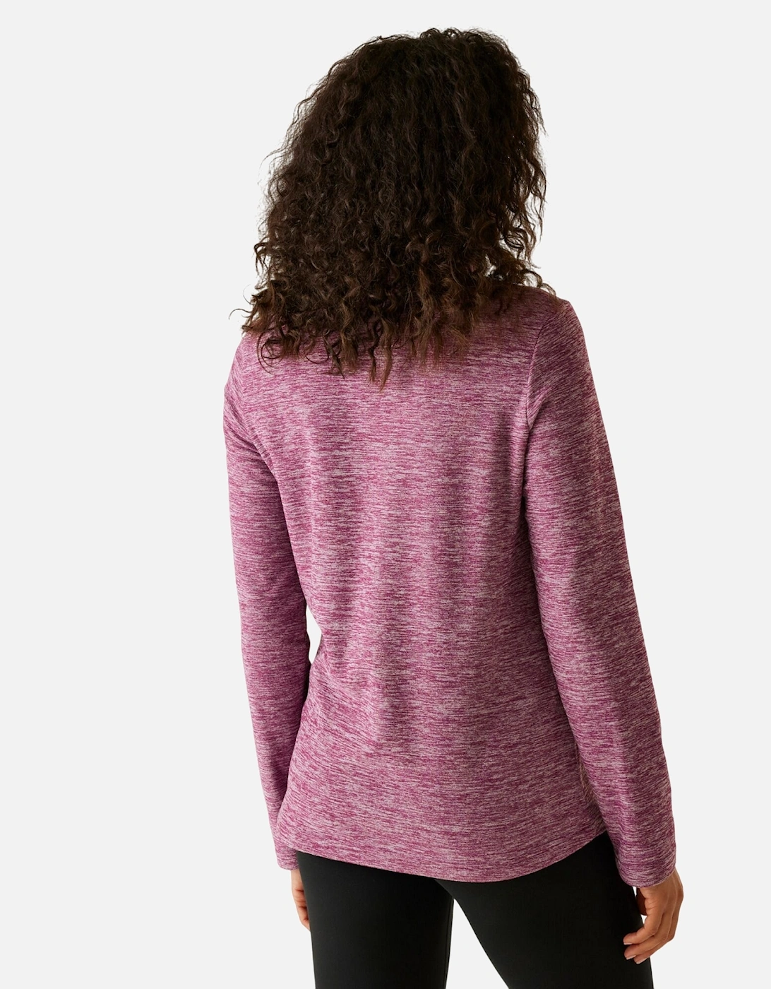 Womens/Ladies Sweetheart Quarter Zip Fleece Top